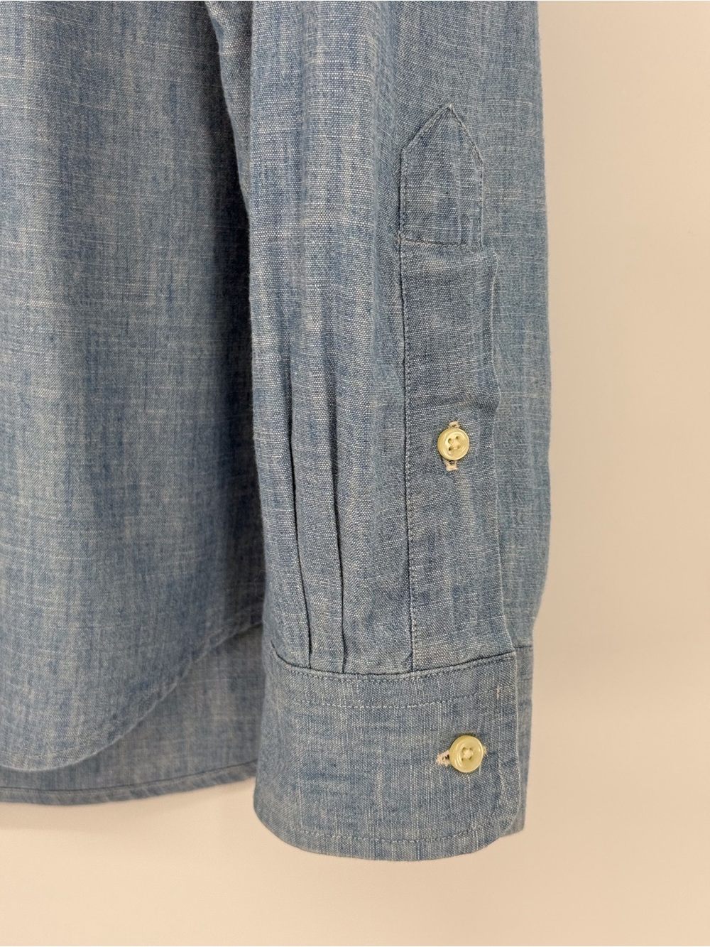 Polo Ralph Lauren Classic Fit Chambray Button Down Oxford Preppy Casual Shirt - Picture 4 of 12